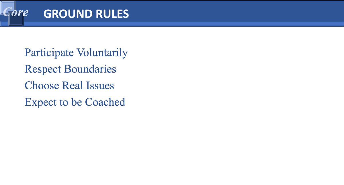 Core Communication Interactive Slides